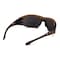 Carhartt Easley, Safety Glasses, Anti-Fog, gray Lens, Black and tan Frame CHB820ST - alternate 3
